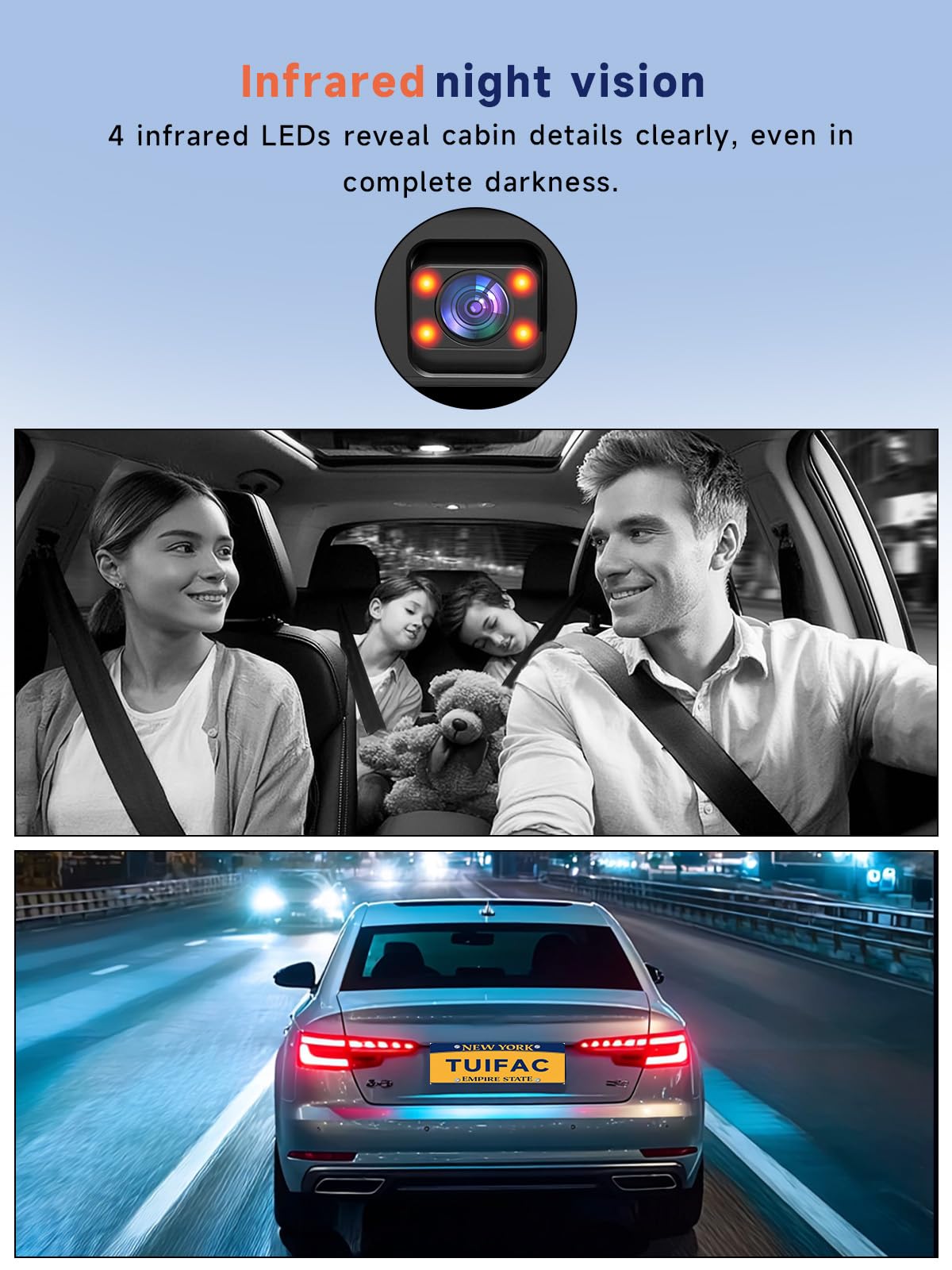 TUIfac GT803 G-sensor detects impacts and bookmarks clips
