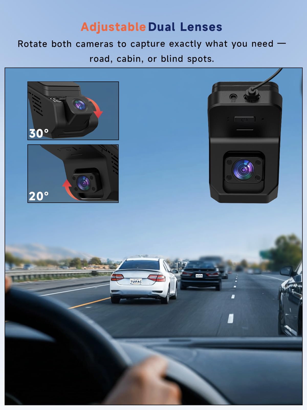 TUIfac GT803 loop recording automatically manages storage