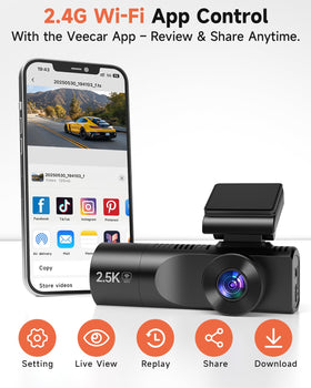 TUIFAC GT806 interior camera with IR lights capturing passengers clearly