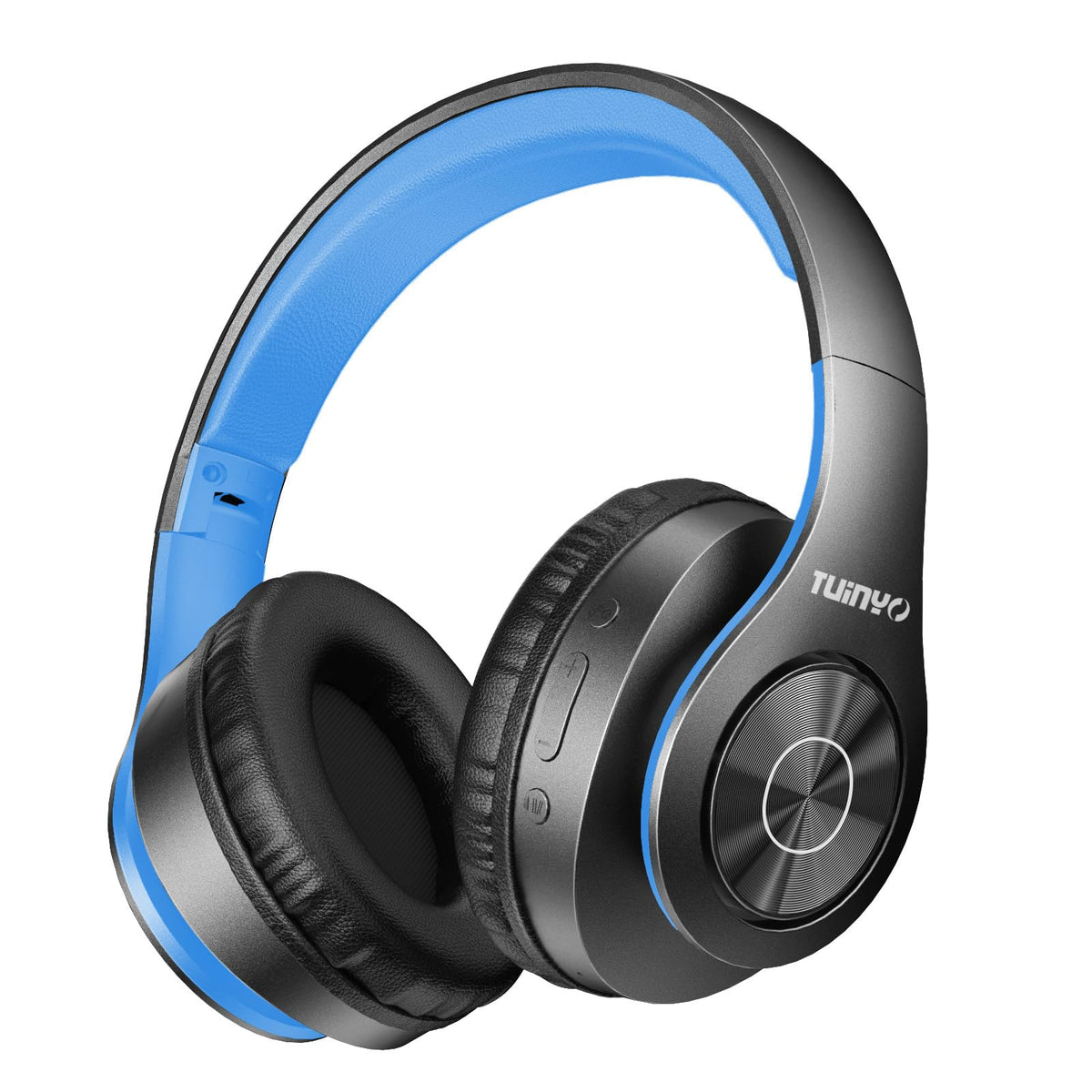 TUINYO over-ear Bluetooth headphones with immersive sound and secure fit.