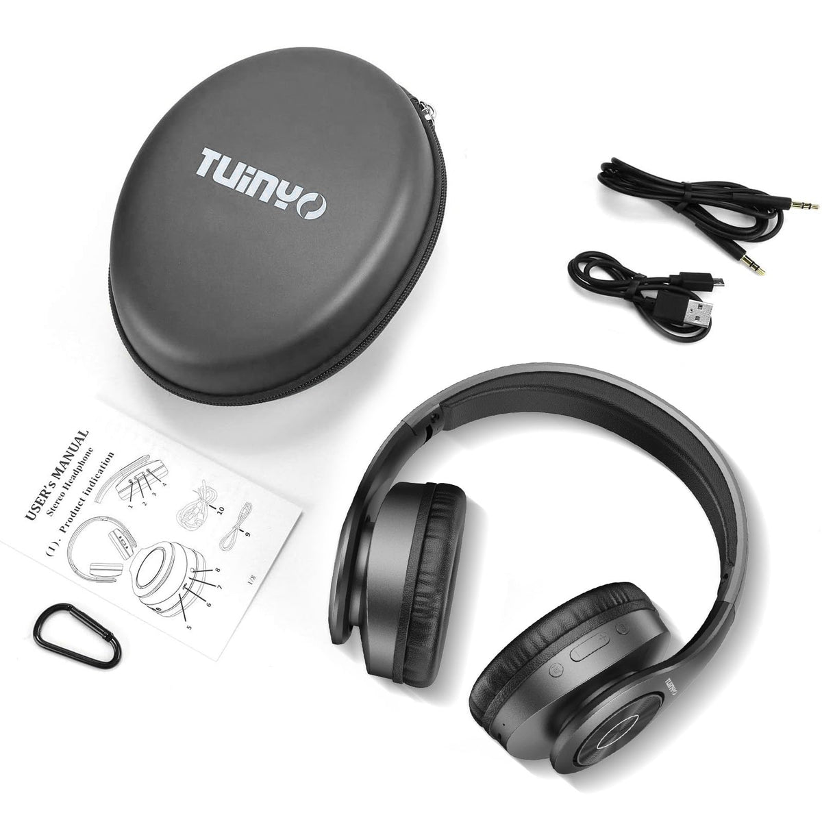 TUINYO 800mAh battery supports long listening sessions and quick recharge.
