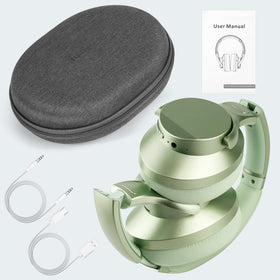TUINYO memory-foam earcups close-up for all-day comfort.
