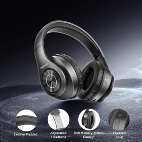 TUINYO memory-protein ear cushions ensure skin-like comfort during long listening sessions.