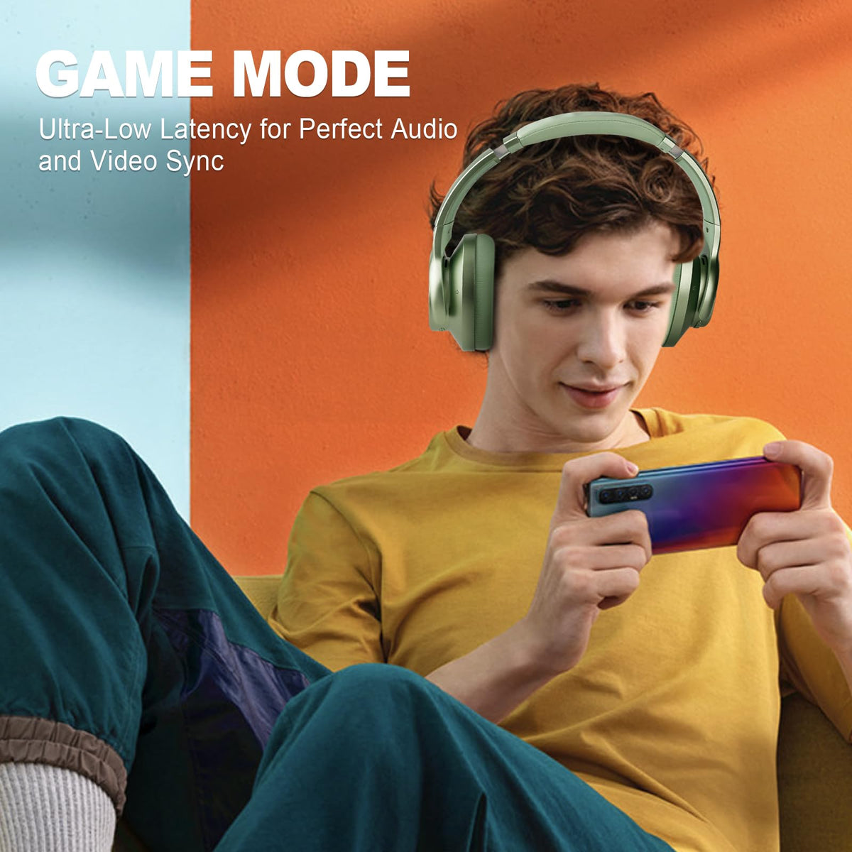 TUINYO headphones with active noise cancelling for focused listening.