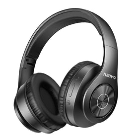 TUINYO over-ear foldable headphones offer travel comfort and easy packing.