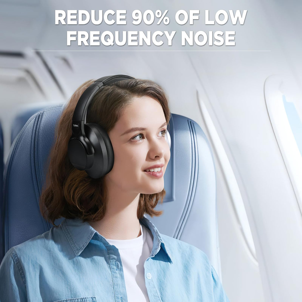 TUINYO soft memory-protein earmuffs offer lasting comfort during long listening sessions.