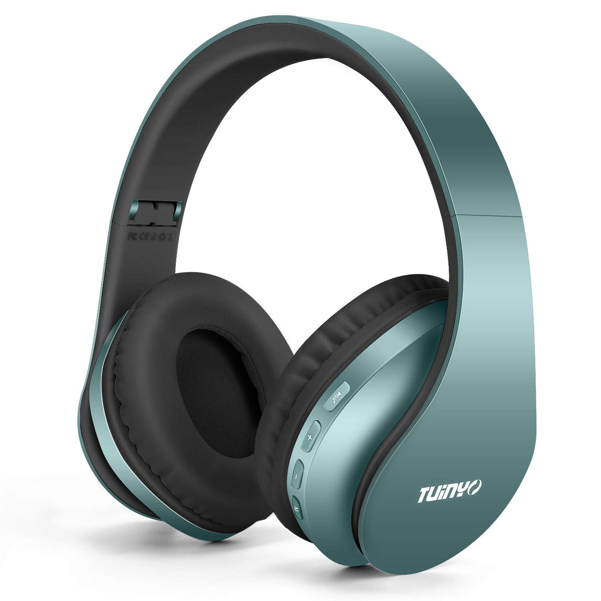 TUINYO wireless headphones folded for travel and storage