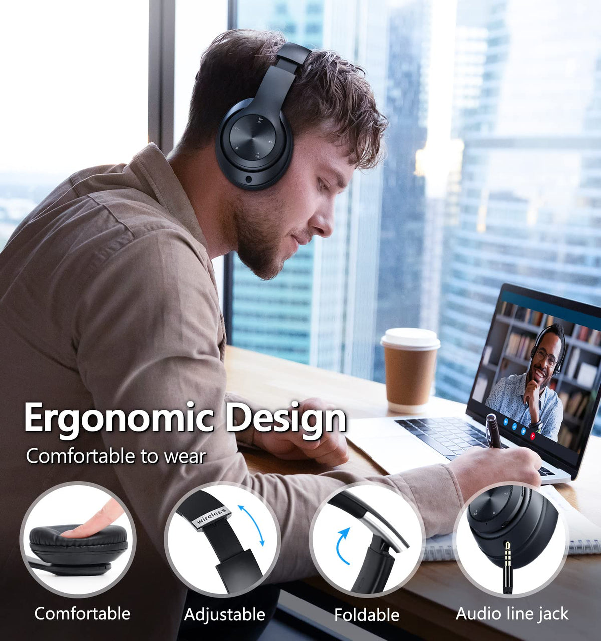 Six EQ modes tailor sound for Bass, Jazz, Vocal, Rock, Pop, or Classic preferences.