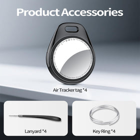 Tukio Air Tracker Tags 365-day battery reminder and easy replacement.