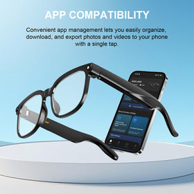 Tulbeys AI Smart Glasses replaceable lenses for customization