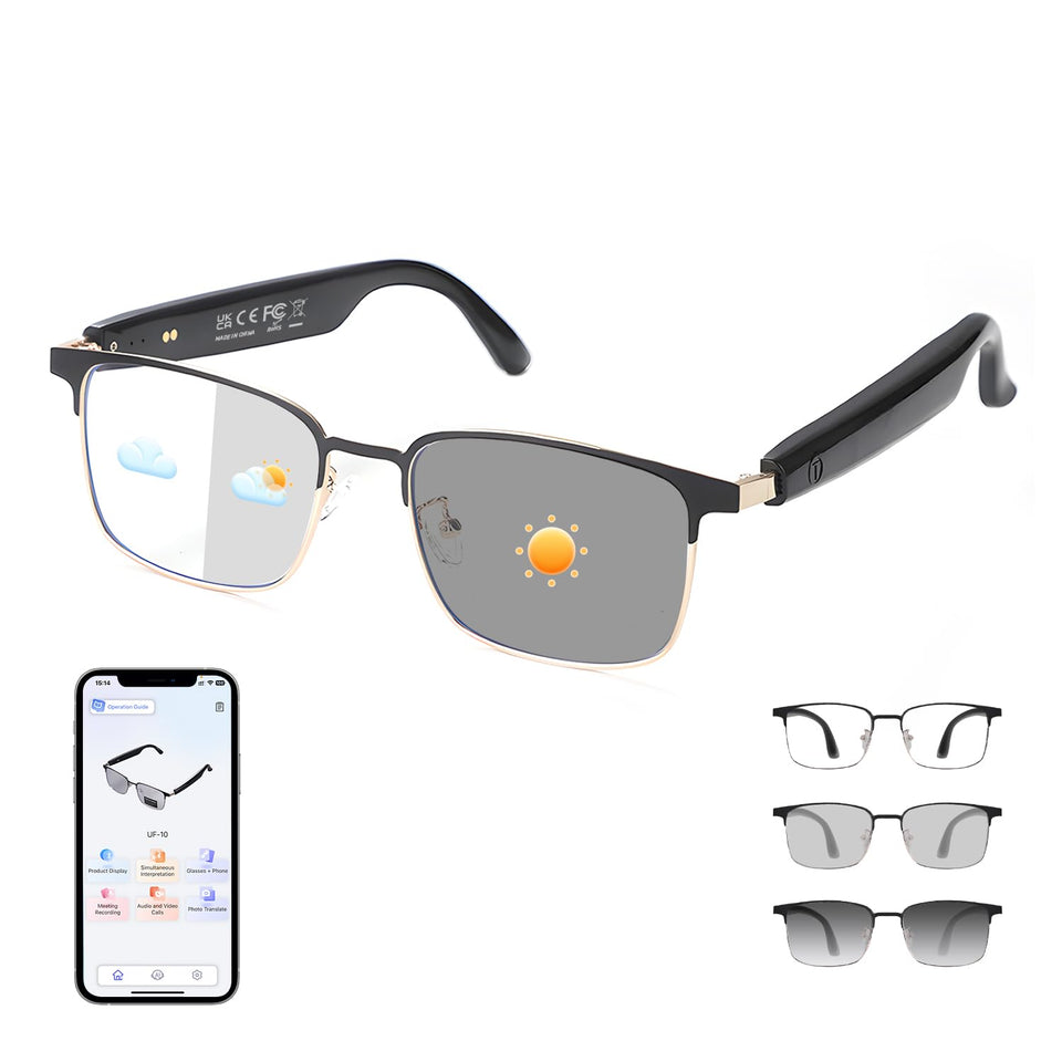 Tulbeys AL Smart Glasses show translation across 165 languages for travel and meetings