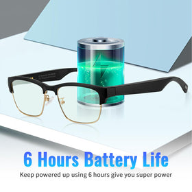 Tulbeys glasses next to everyday objects showing size and comfortable fit benefit