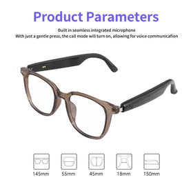 Tulbeys Bluetooth 5.4 glasses offer fast, stable connectivity