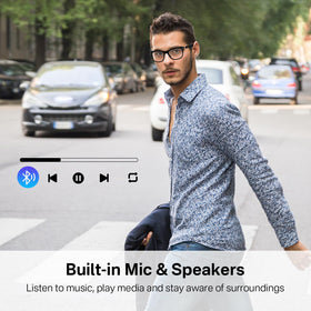 Tulbeys smart glasses touch controls and voice assistant access on temple