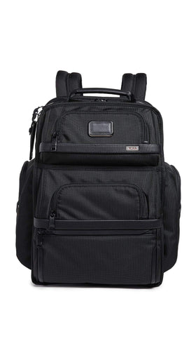 TUMI Alpha Brief Pack key leash pocket secures small items for quick access