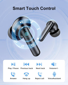 TUMJUN charging case powers up to 42 hours of playtime for travel.
