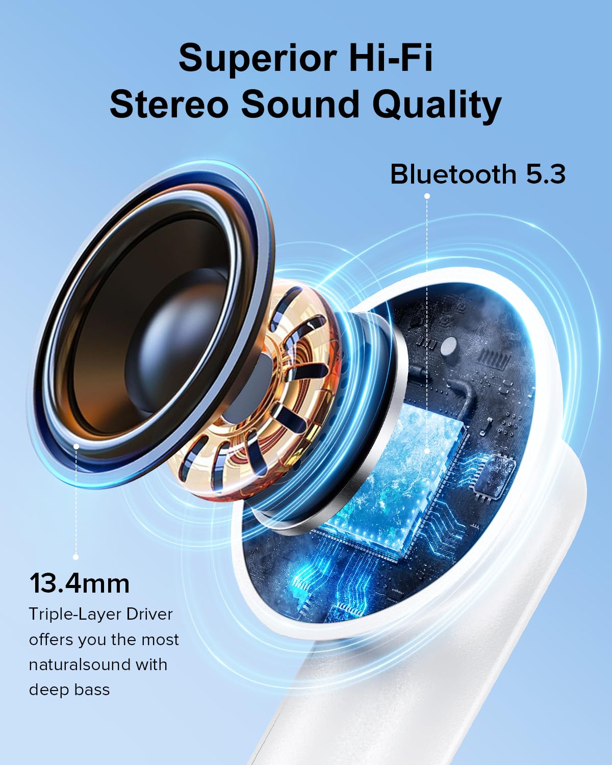 TUMJUN call noise reduction improves clarity on calls