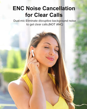 TUMJUN ergonomic in-ear design provides secure all-day comfort