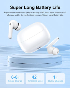 TUMJUN charging case powering earbuds for on-the-go use
