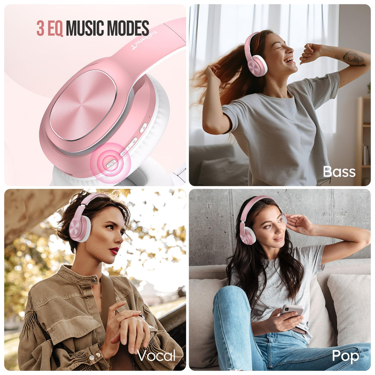 TuneFlux headphones offer up to 80 hours of battery life for long use