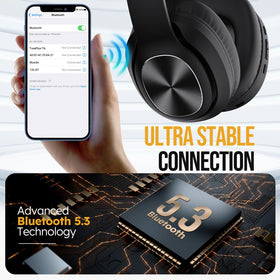 TuneFlux built-in microphone delivering clear calls and hands-free use