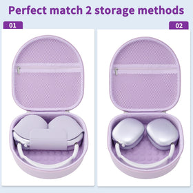 TUNYINSH AirPods Max 2 case corner zipper for secure easy access