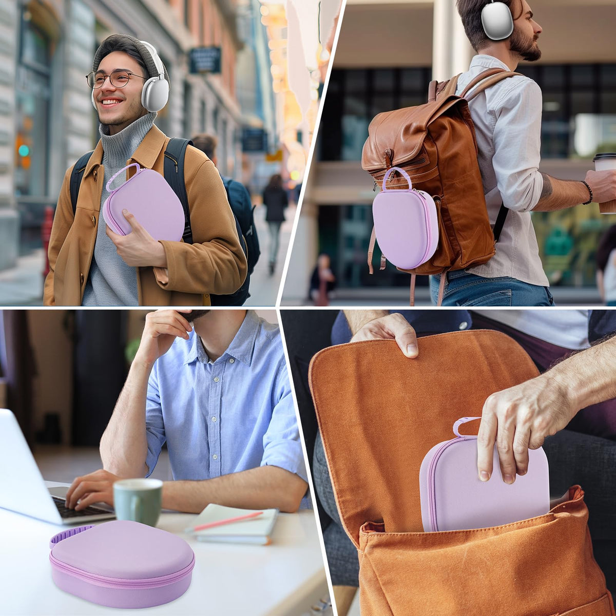 TUNYINSH AirPods Max 2 case mesh pouch keeps chargers organized