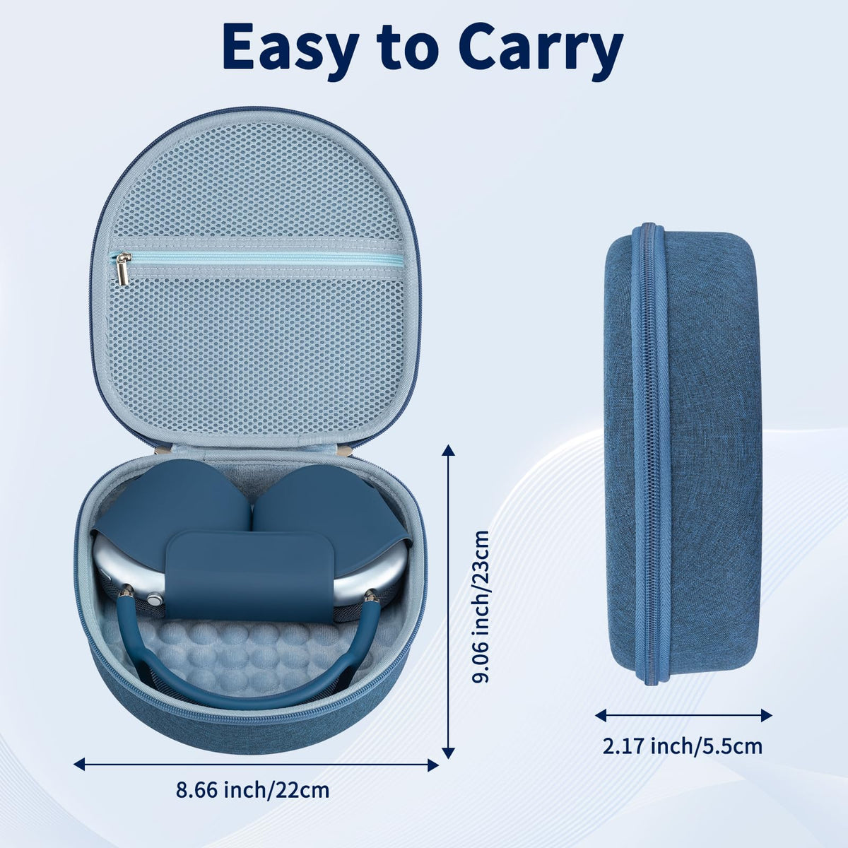 TUNYINSH case placed in backpack showing travel-ready convenience