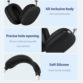 TUNYINSH close-up of silicone earcup showing soft protective texture