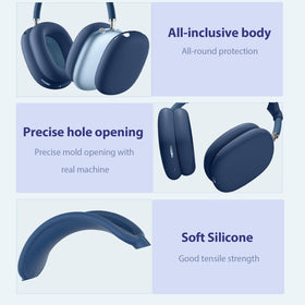 TUNYINSH case opened with AirPods Max inside demonstrating secure fit and scale