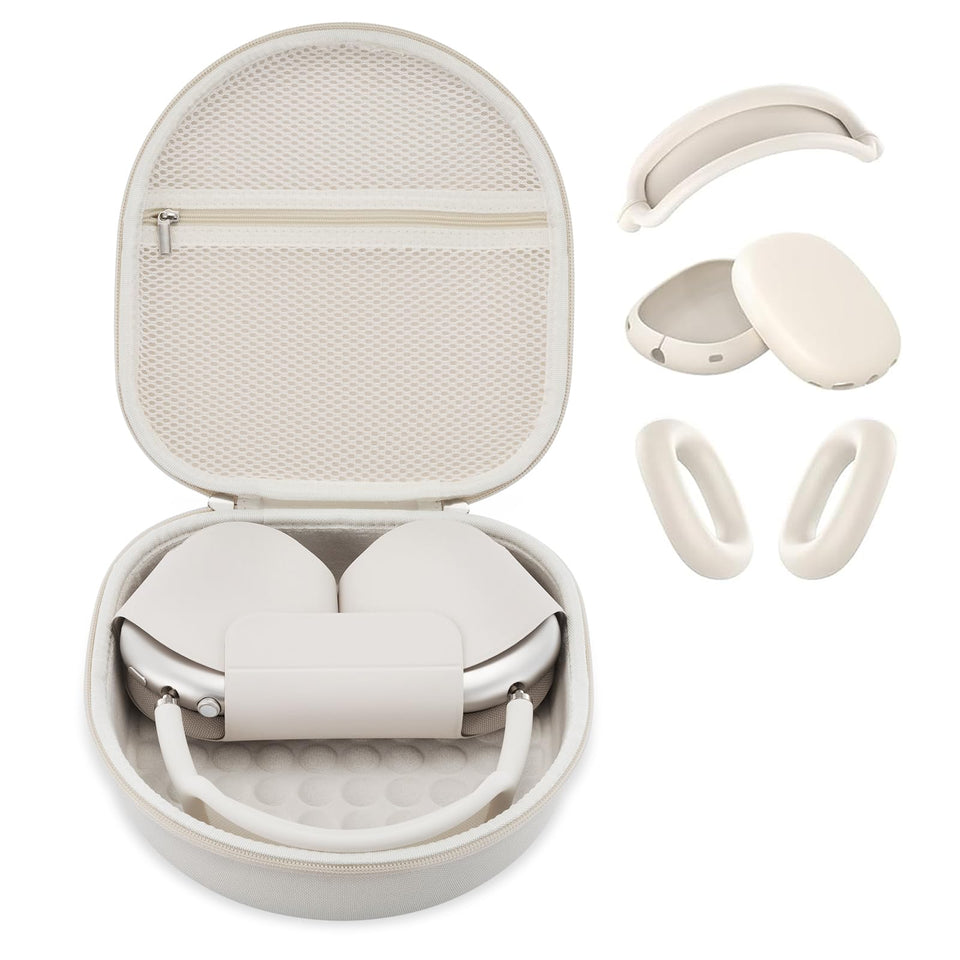 TUNYINSH hard case front view protecting AirPods Max in travel