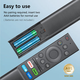 Tuovar remote in use across Samsung TVs illustrating intuitive control.