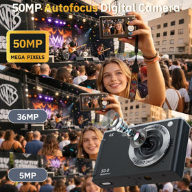 TURSICA compact camera recording crisp 4K video for family moments