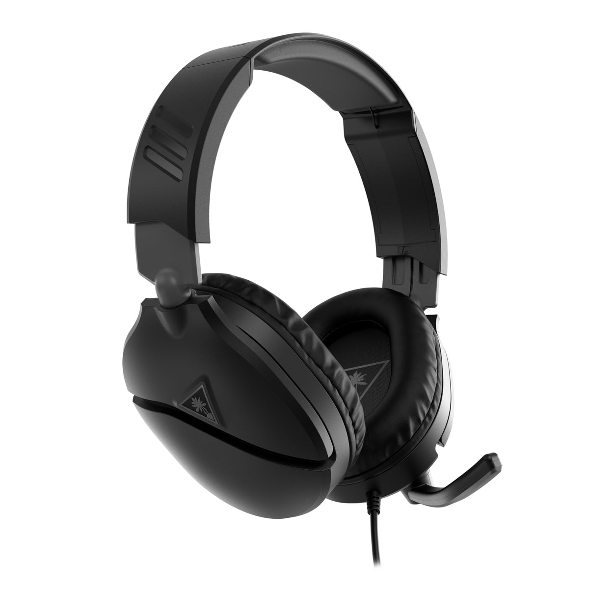 Turtle Beach Recon 70 flip-to-mute mic demonstrating quick and private muting