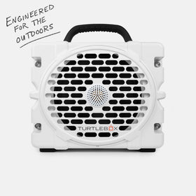 Turtlebox Grande 126dB sound demonstrates powerful, loud audio for outdoor events.