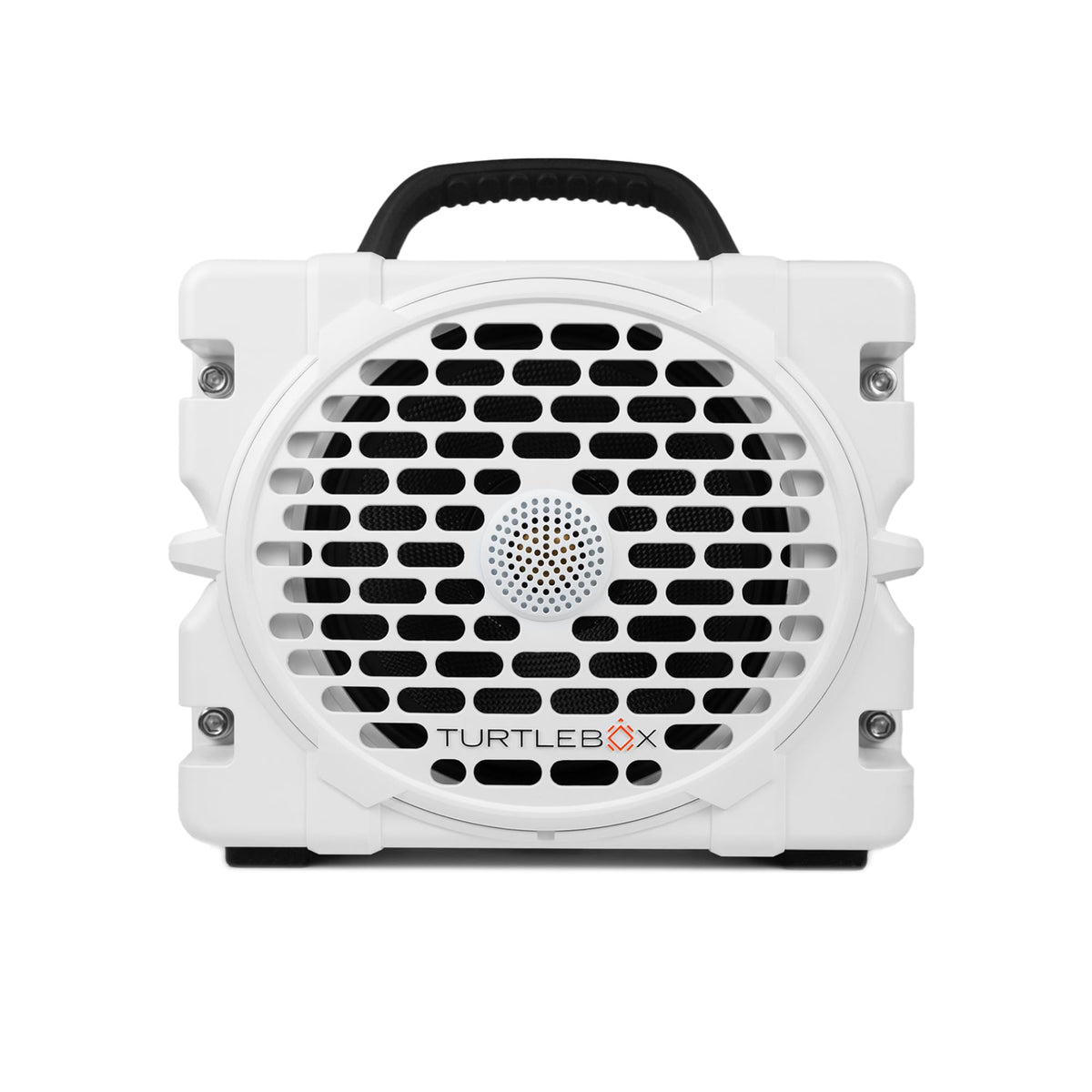 Turtlebox Grande outdoor-use visuals highlight rugged build for outdoor adventures.