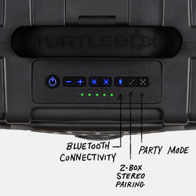 Turtlebox Original Gen 3 shown in an outdoor adventure setting