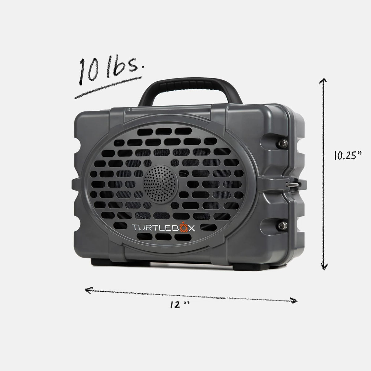 Turtlebox Original Gen 3 in party mode enabling stereo pairing across devices