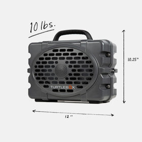 Turtlebox Original Gen 3 in party mode enabling stereo pairing across devices