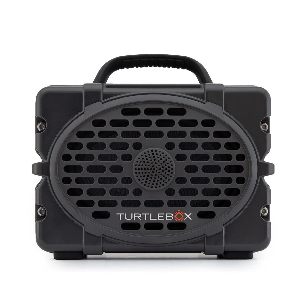 Turtlebox Original Gen 3 rugged durability on a rocky outdoor trail
