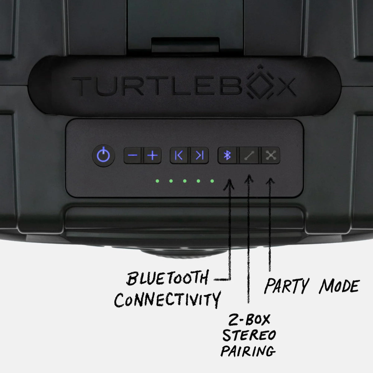 Turtlebox Original Gen 3 green color showcases rugged outdoor style.