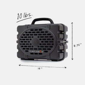 Turtlebox Original Gen 3 IP67 waterproof design by the poolside.