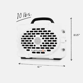 Turtlebox Original Gen 3 party mode stereo enables immersive group listening.