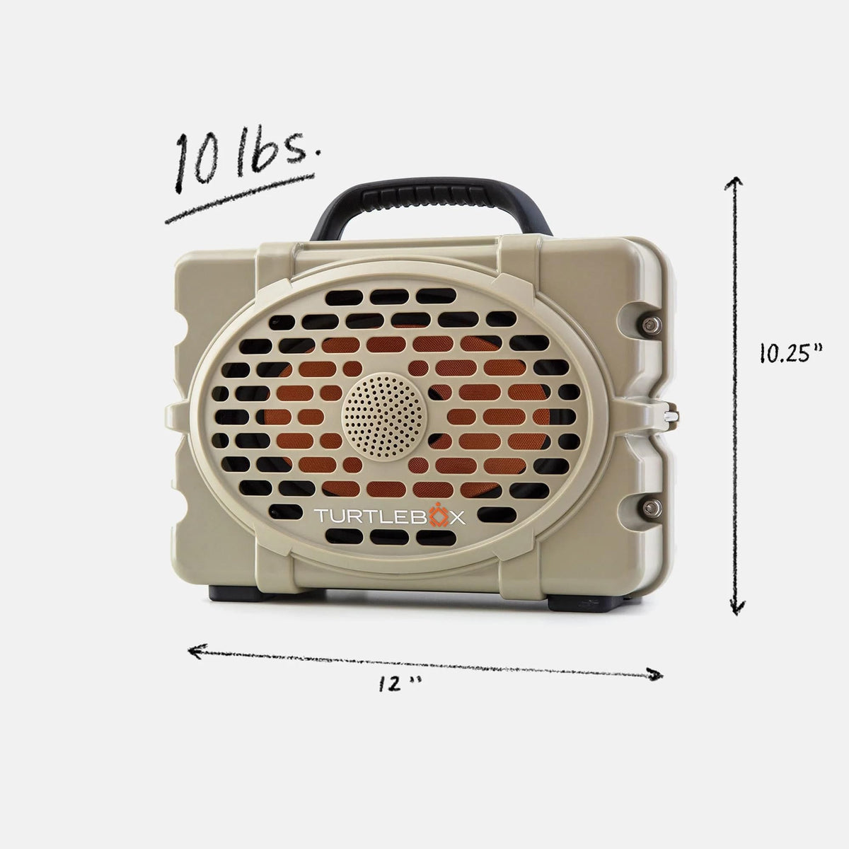 Turtlebox Original Gen 3 in Party Mode shows unlimited speaker pairing for immersive sound.