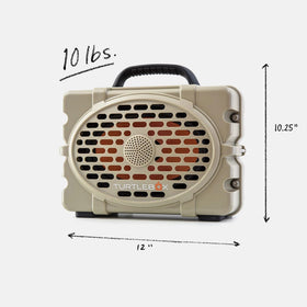Turtlebox Original Gen 3 in Party Mode shows unlimited speaker pairing for immersive sound.
