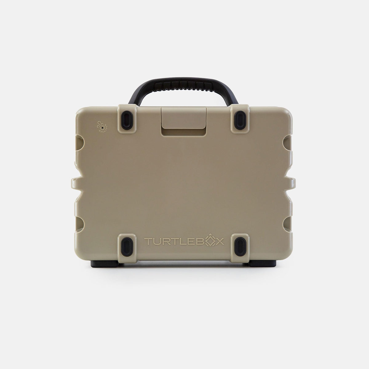 Turtlebox Original Gen 3 tan and burnt orange finish complements rugged outdoor style.