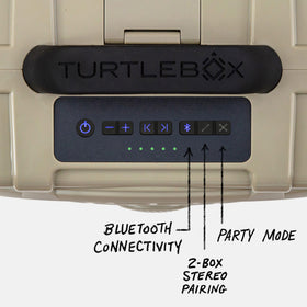 Turtlebox Original Gen 3 IP67 waterproof seal withstands rain and splashes during activities.