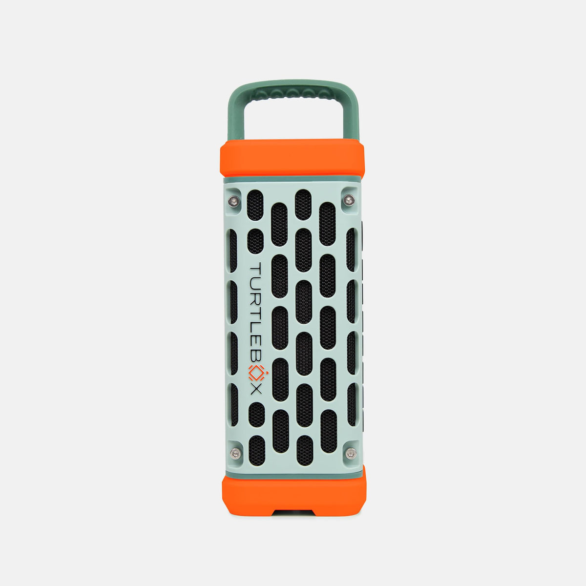 Turtlebox Ranger bumper Blaze Orange back view, full coverage and sturdy construction