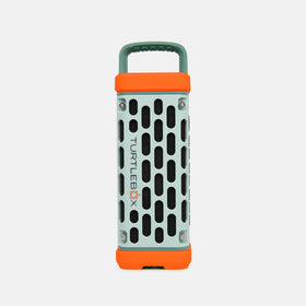 Turtlebox Ranger bumper Blaze Orange back view, full coverage and sturdy construction