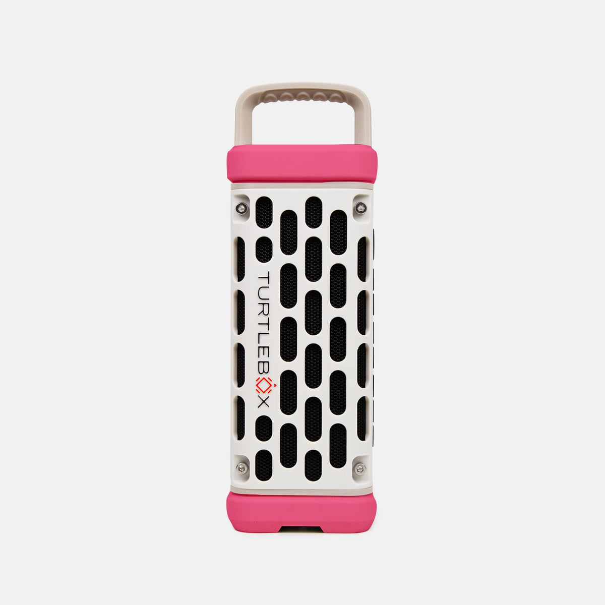 Turtlebox Ranger bumper hot pink close-up reveals edge protection detail.